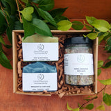 Soap gift box with Bath Salts